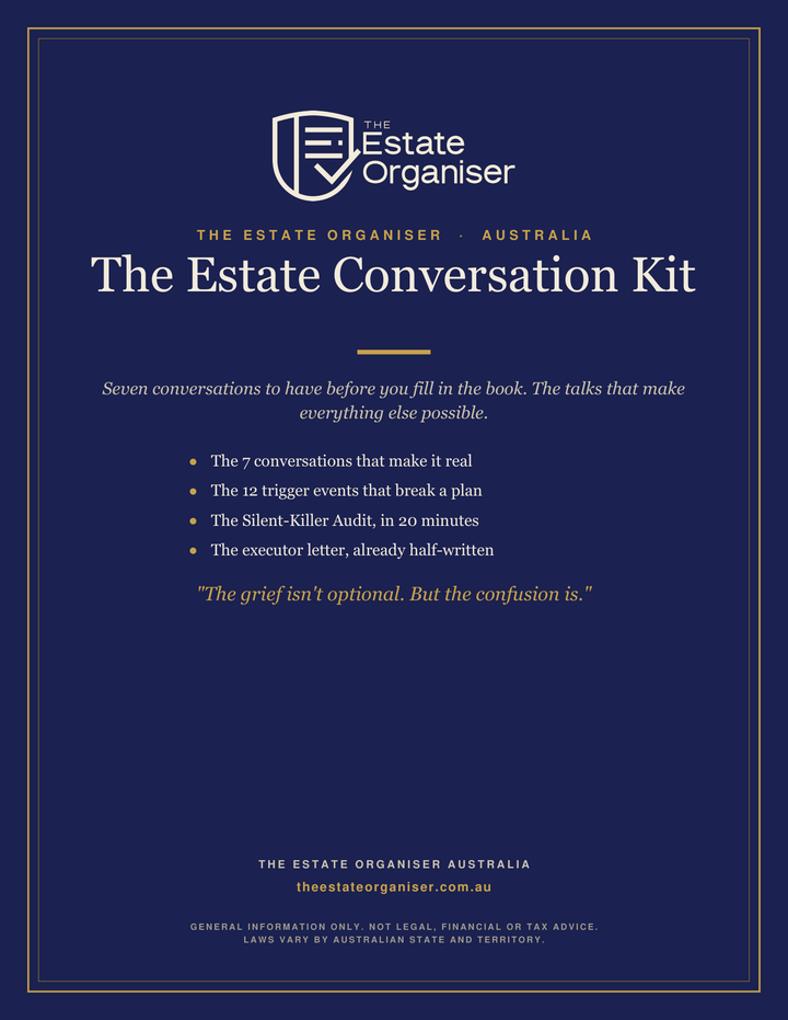 The Estate Conversation Kit, Australian Edition cover